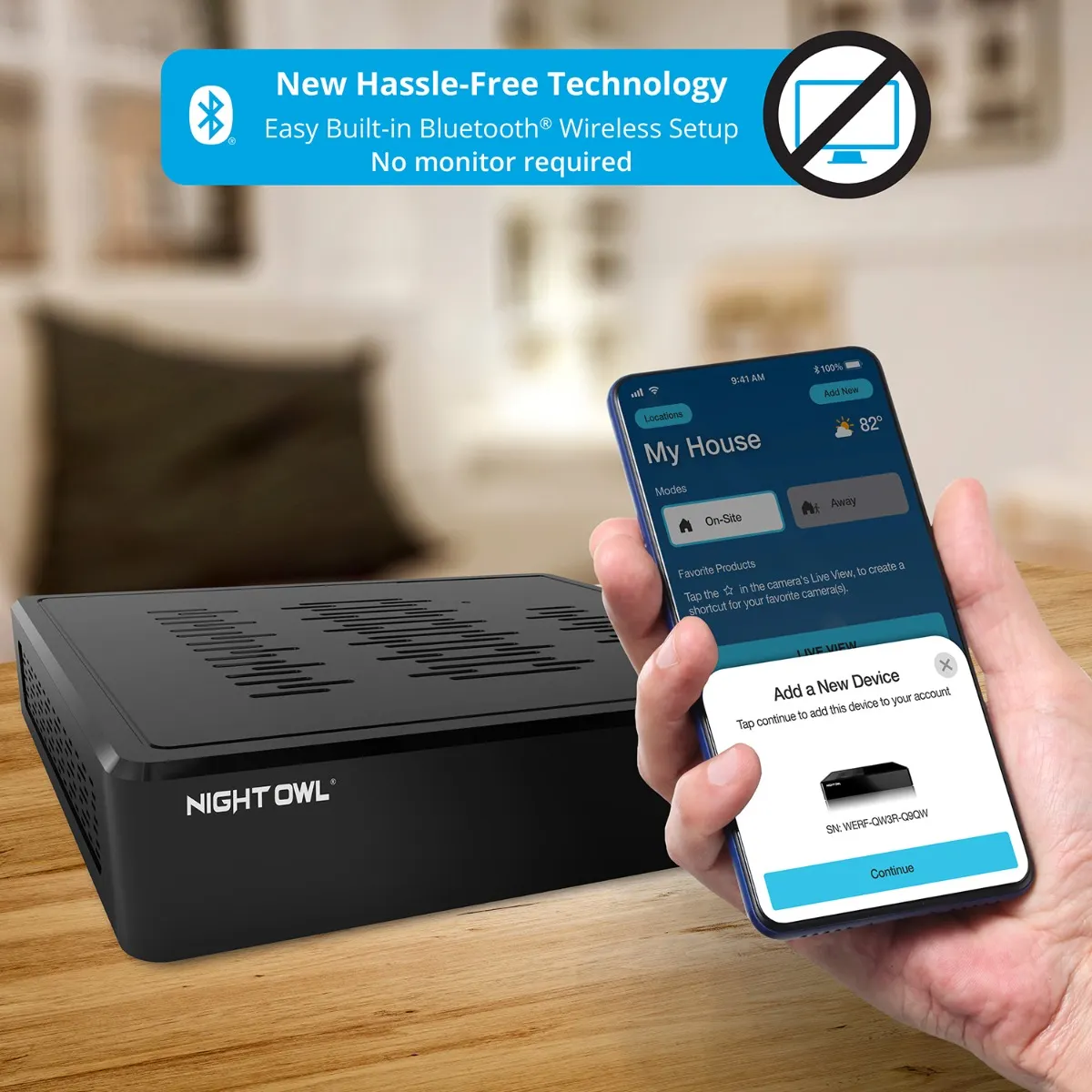 10 Channel 4K Bluetooth Wi-Fi NVR with 1TB Hard Drive and 3 Wire Free (Battery) 1080p Spotlight Cameras with 2-Way Audio and Audio Alerts and Sirens - Image 4
