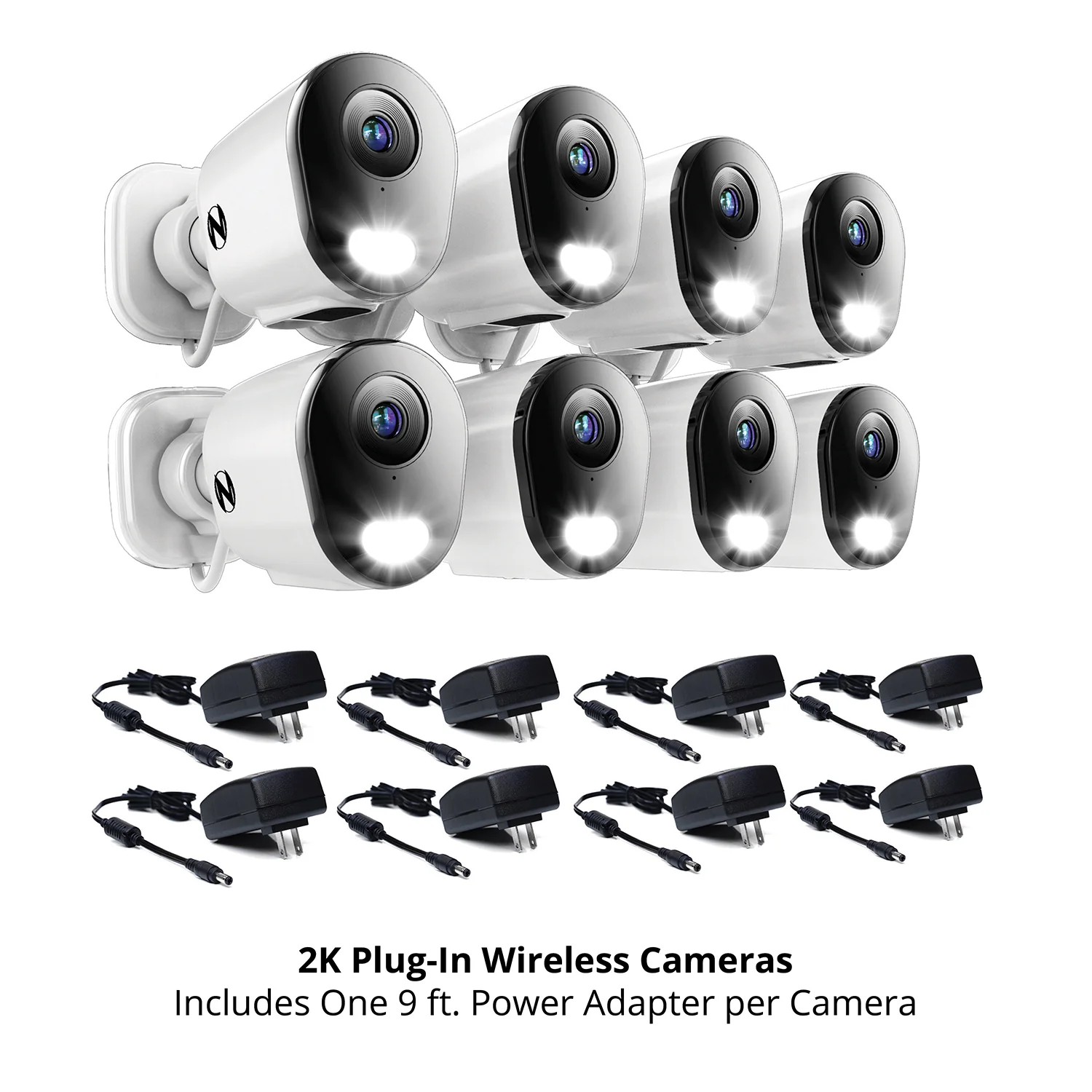 10 Channel 4K Wi-Fi NVR Security System with 1TB Hard Drive and 8 Wi-Fi IP 2K Deterrence Cameras with 2-Way Audio - Image 13