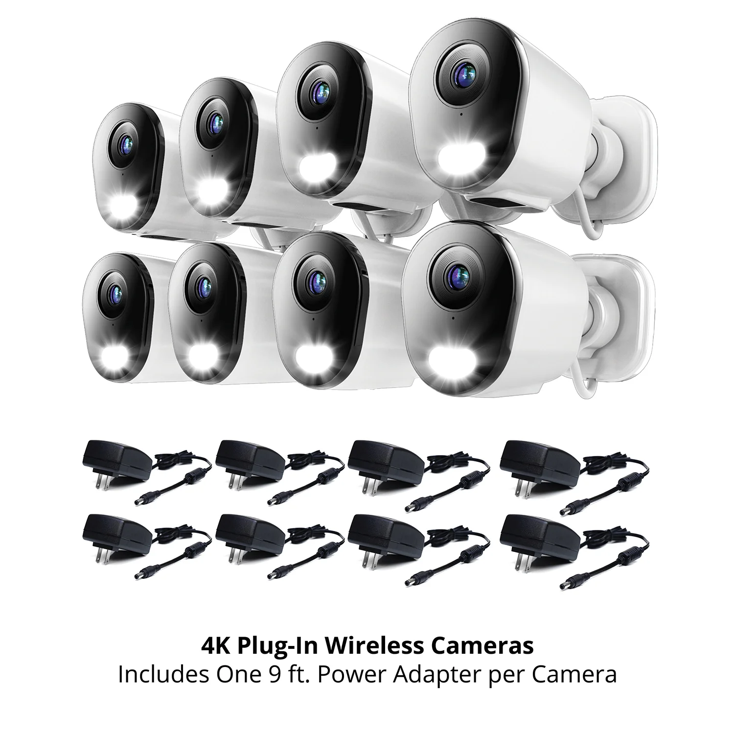 10 Channel 4K Wi-Fi NVR Security System with 2TB Hard Drive and 8 Wi-Fi IP 4K Deterrence Cameras with 2-Way Audio - Image 13
