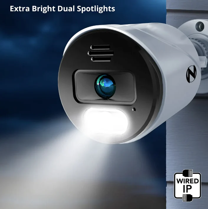 12 Channel 4K Bluetooth DVR with 2TB Hard Drive and 8 Wired BNC and 2 Wired IP 4K Spotlight Cameras with Audio Alerts and Sirens - Image 11