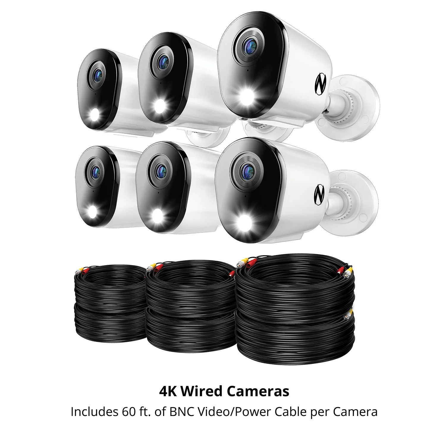 2-Way Audio 12 Channel DVR Security System with 2TB Hard Drive and 6 Wired 4K Deterrence Cameras - Image 11