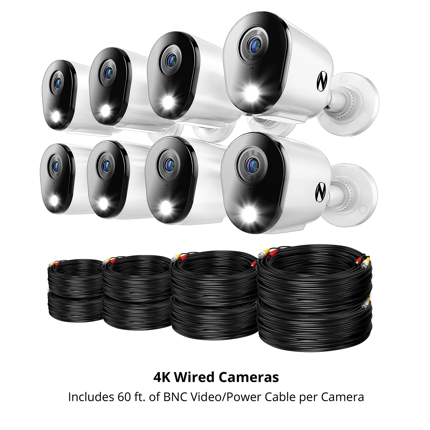 2-Way Audio 12 Channel DVR Security System with 2TB Hard Drive and 8 Wired 4K Deterrence Cameras - Image 11