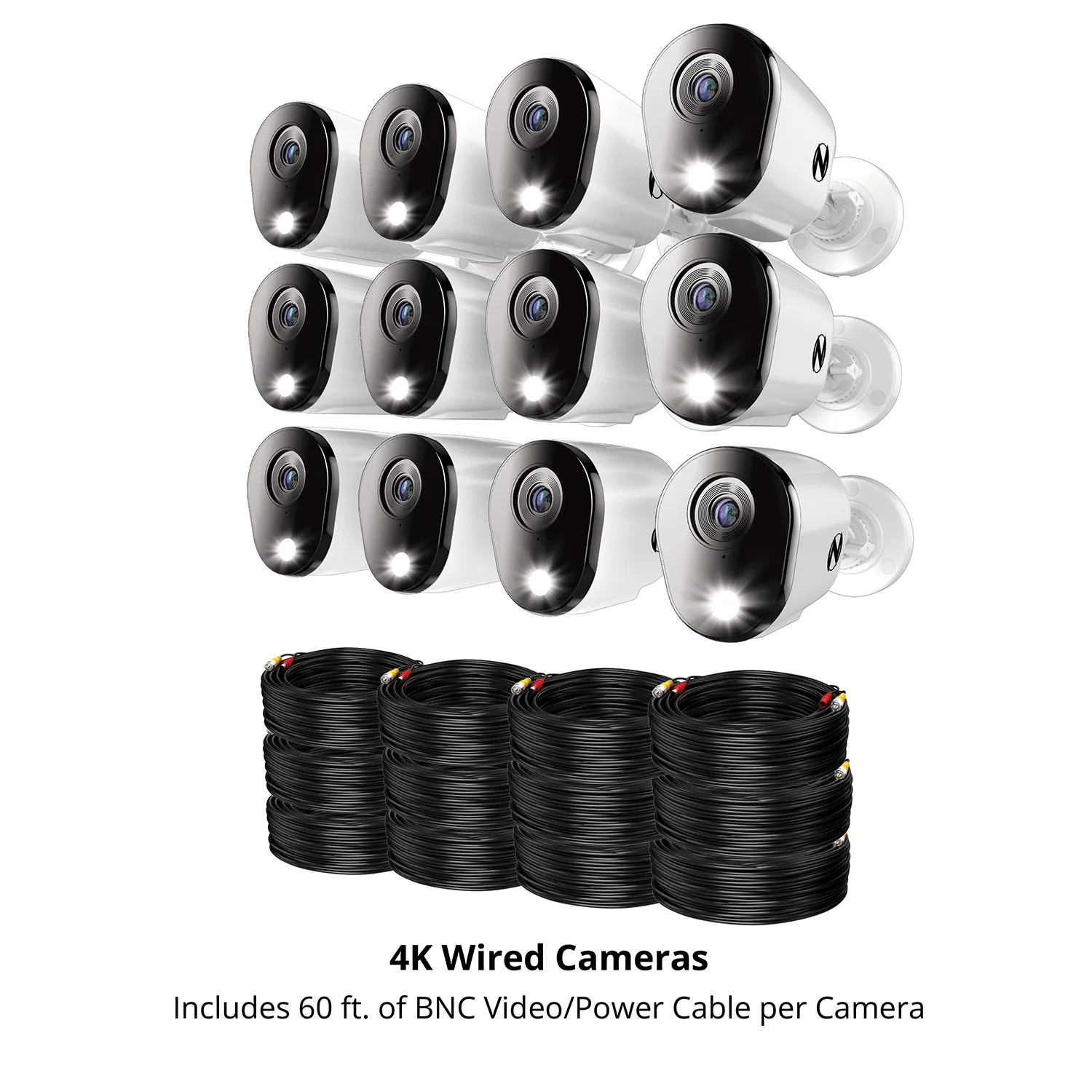 2-Way Audio 20 Channel DVR Security System with 2TB Hard Drive and 12 Wired 4K Deterrence Cameras - Image 11