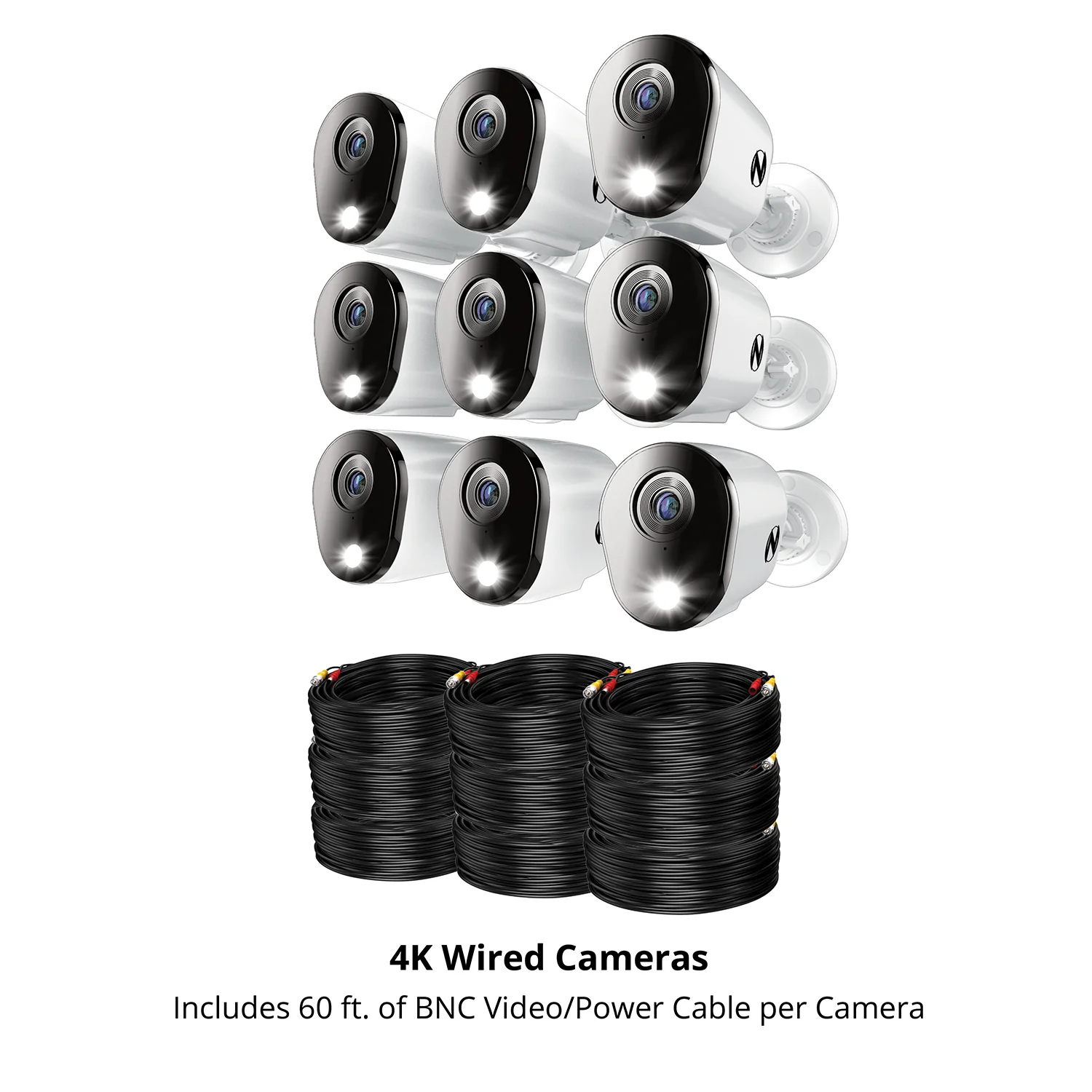 2-Way Audio 20 Channel DVR Security System with 2TB Hard Drive and 9 Wired 4K Deterrence Cameras - Image 11