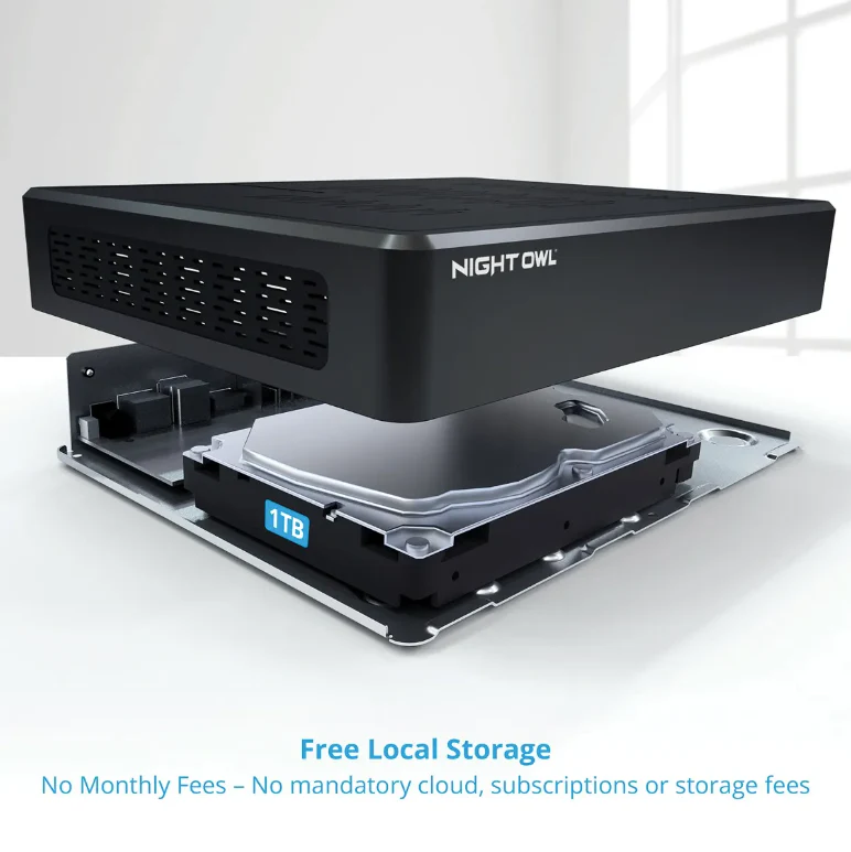 8 Channel 4K Bluetooth DVR with 1TB Hard Drive - Add up to 12 Total Devices - Image 7