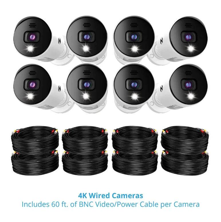 8 Channel 4K Bluetooth DVR with 1TB Hard Drive and 8 Wired 4K Spotlight Cameras with Audio Alerts and Sirens - Image 11