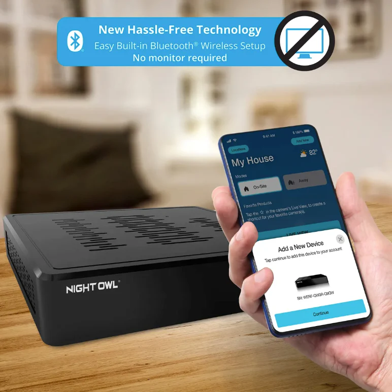 8 Channel 4K Bluetooth DVR with 1TB Hard Drive and 8 Wired 4K Spotlight Cameras with Audio Alerts and Sirens - Image 4