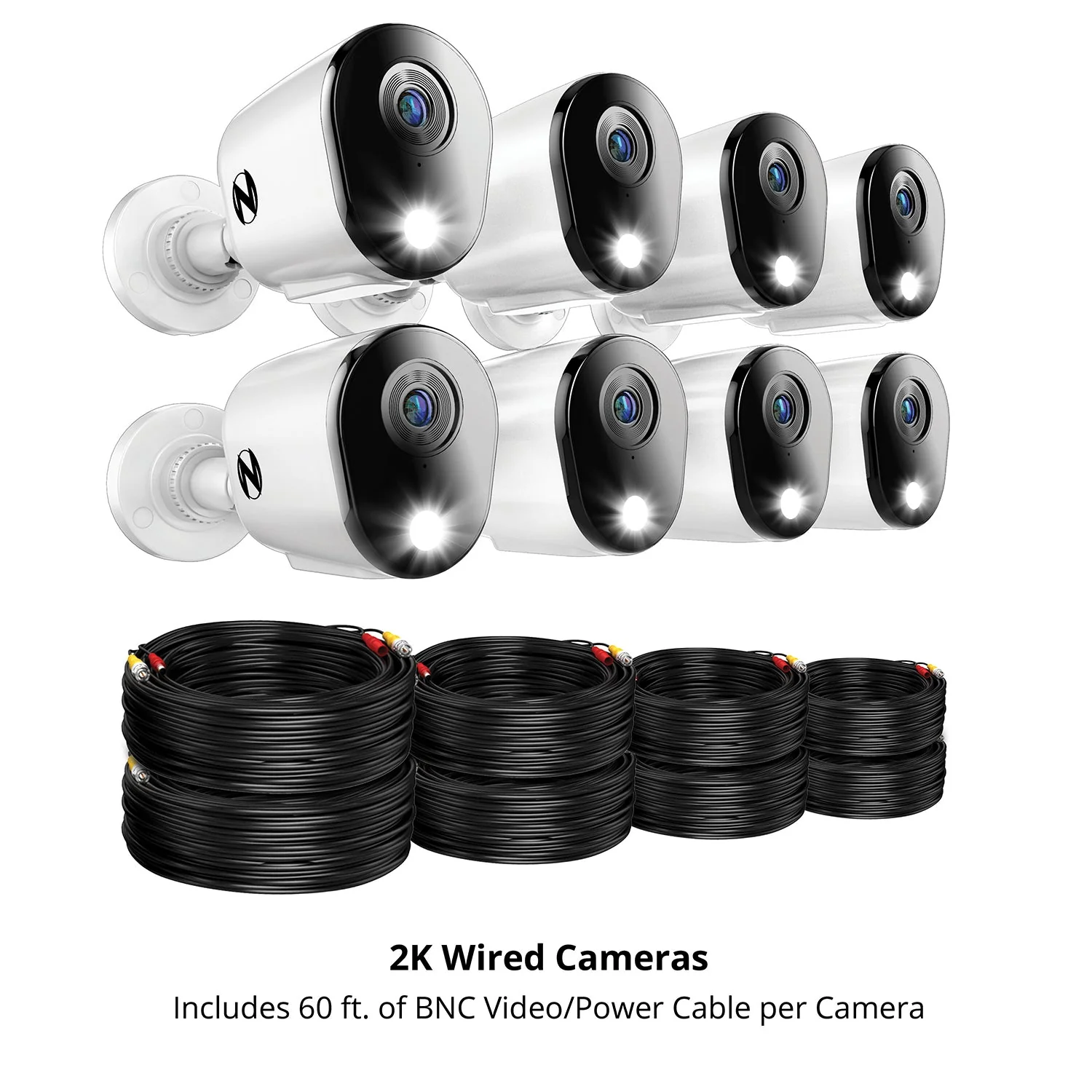 2-Way Audio 12 Channel DVR Security System with 1TB Hard Drive and 8 Wired 2K Deterrence Cameras - Image 11