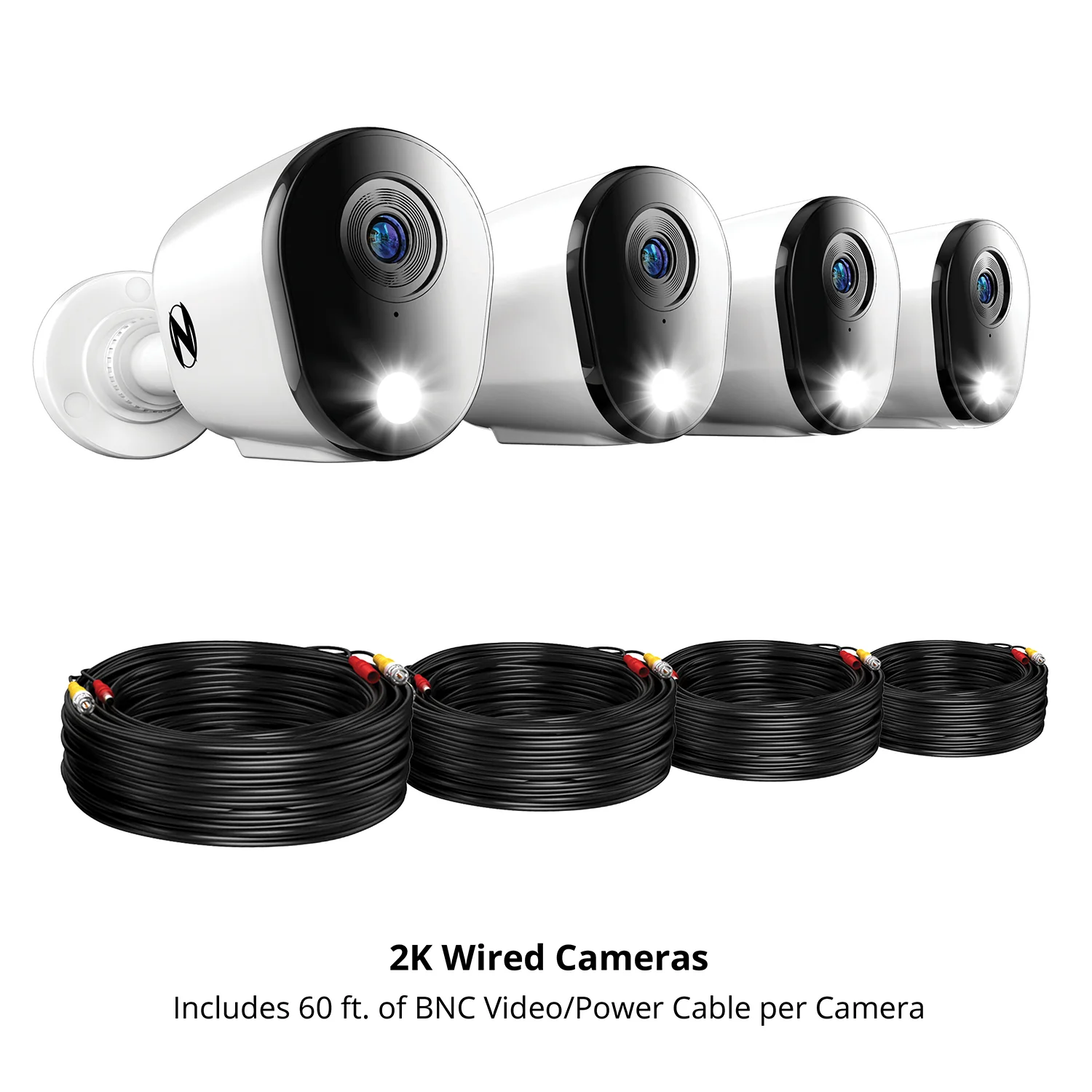 2-Way Audio 12 Channel DVR Security System with 2TB Hard Drive and 4 Wired 2K Deterrence Cameras - Image 11