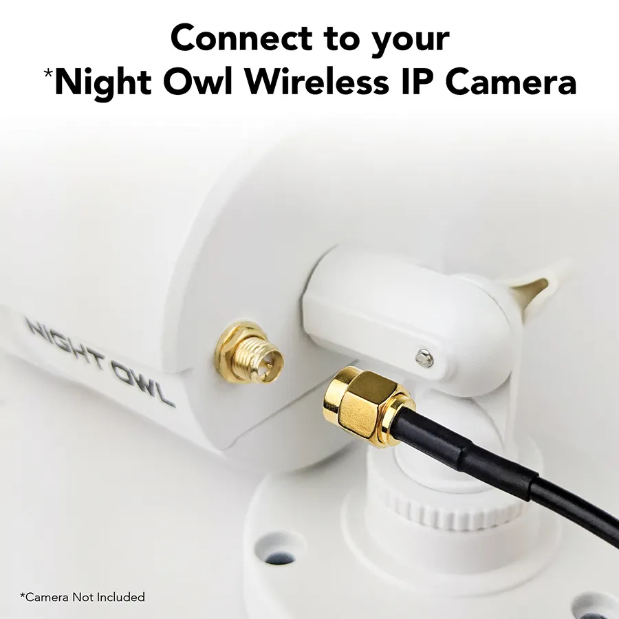 9 ft Wi-Fi Extender Antenna - Compatible with Night Owl Wi-Fi IP Cameras and Wi-Fi NVR - Image 4