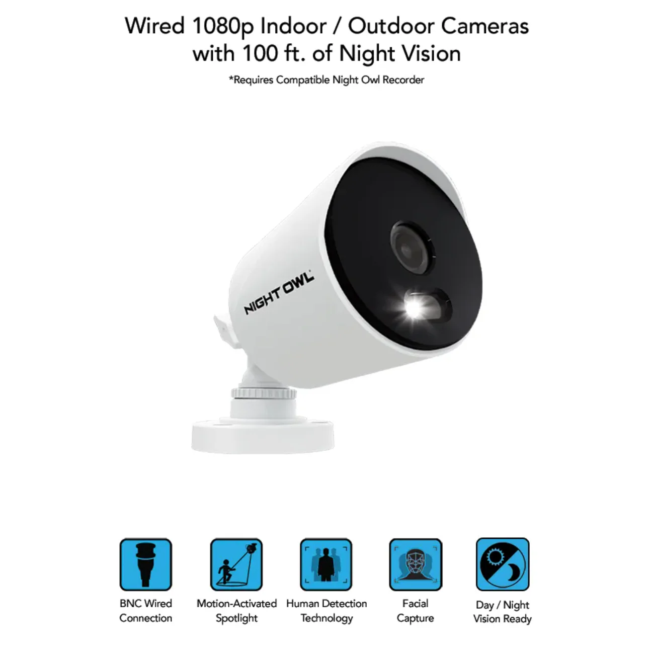 Add On Wired 1080p Spotlight Cameras - 2 Pack - White - Image 3