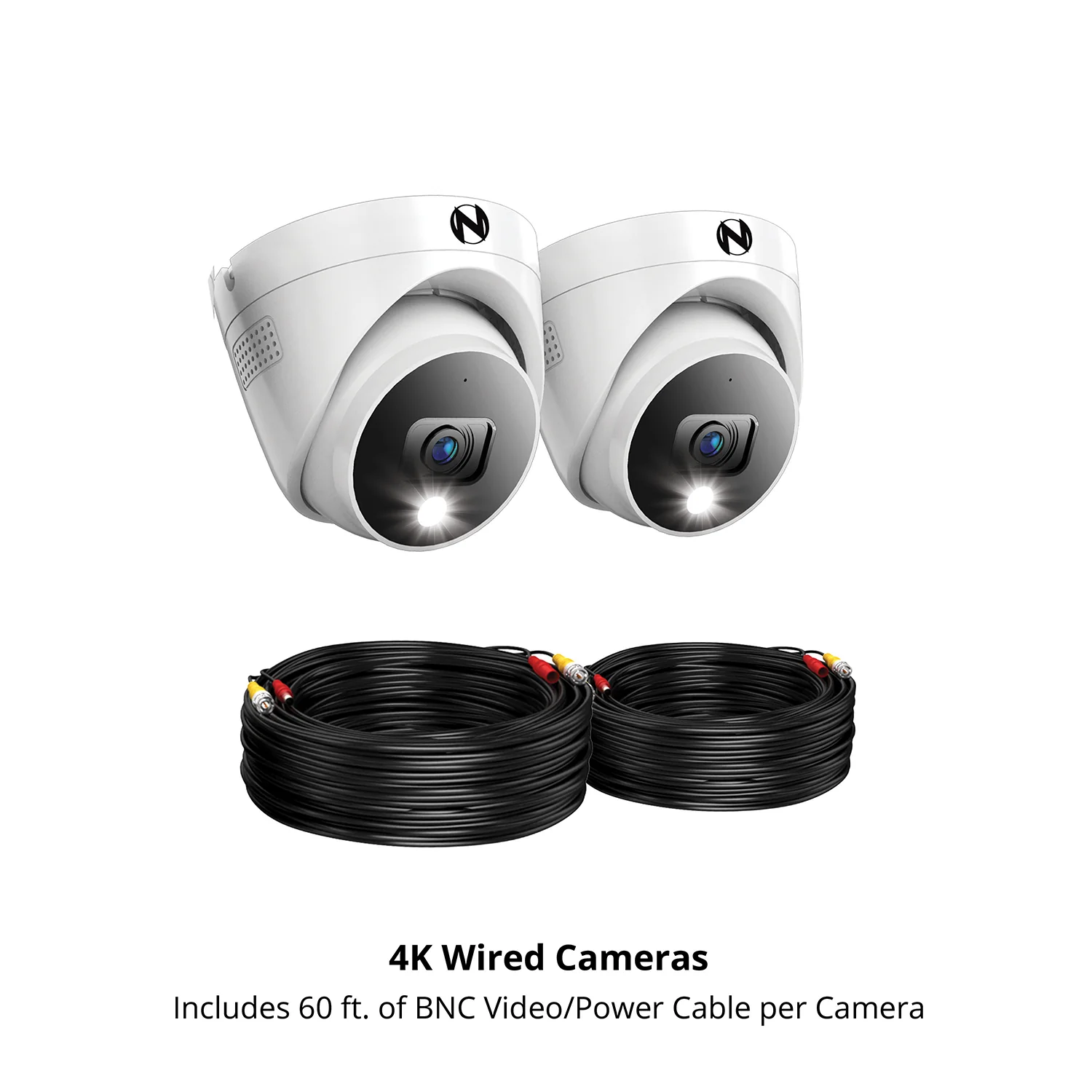 Add On Wired 4K Deterrence Dome Cameras with 2-Way Audio - 2 Pack - White - Image 6