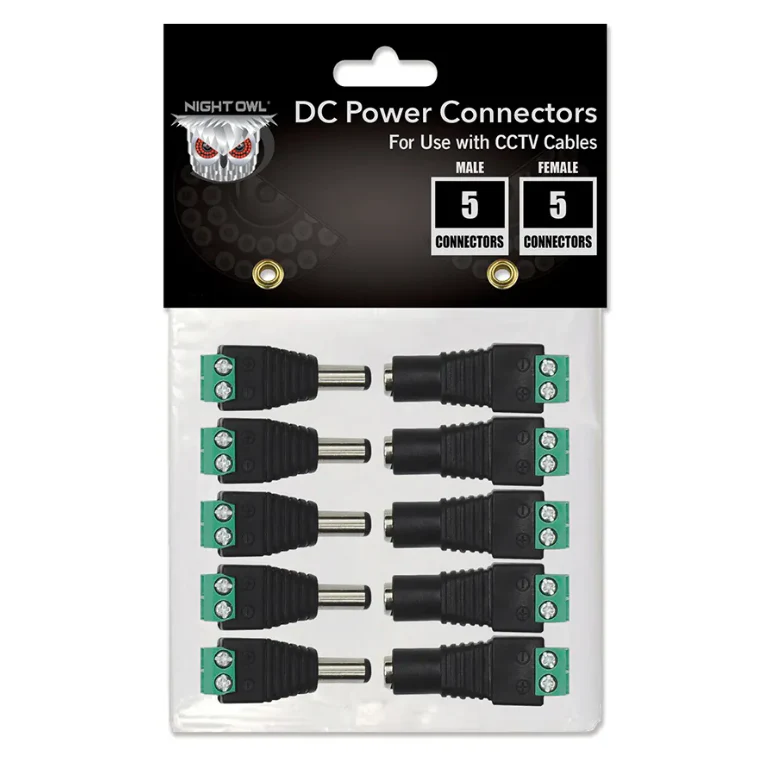 DIY CCTV Male and Female Power DC Connectors for CCTV Cables - 10 Pack - Image 4