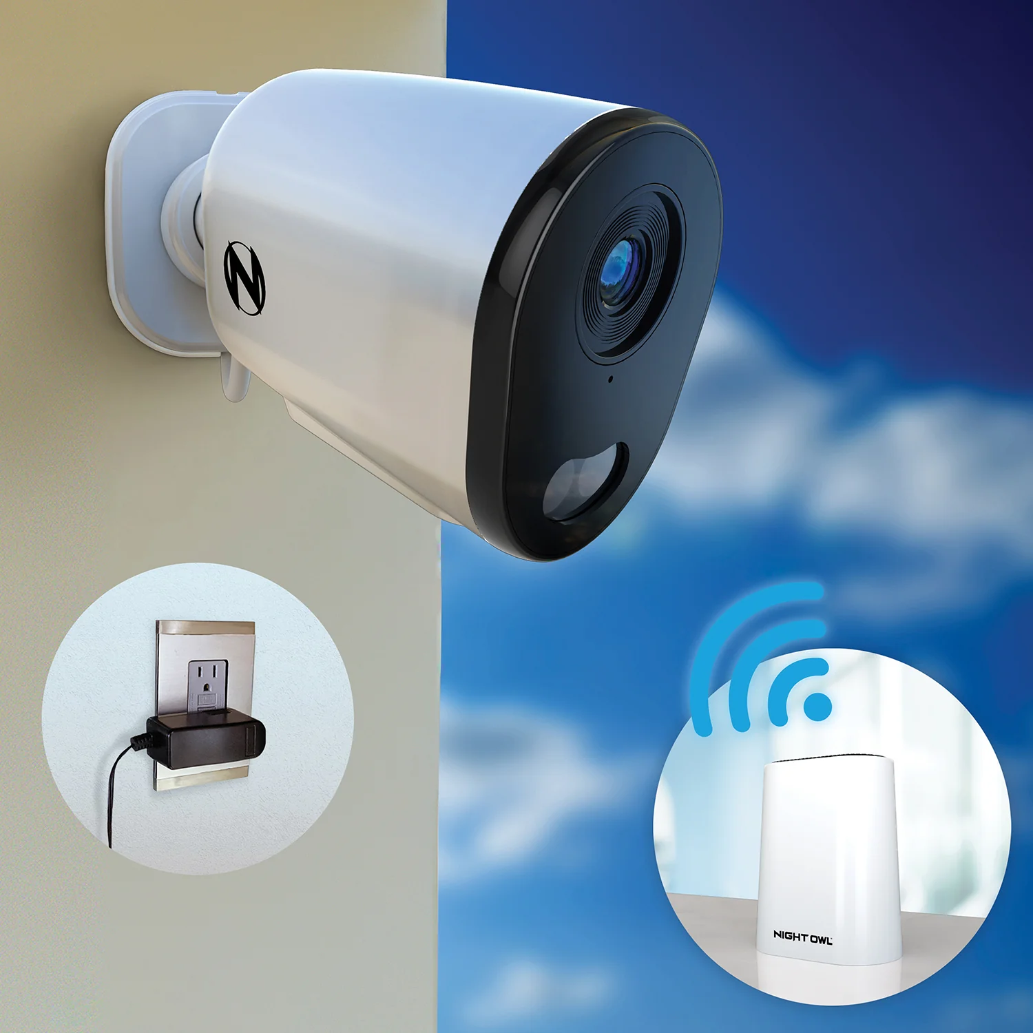 Expandable Wi-Fi Security Hub with 64GB microSD Card and 4 Plug-In Wireless 4K Deterrence Cameras - Image 5