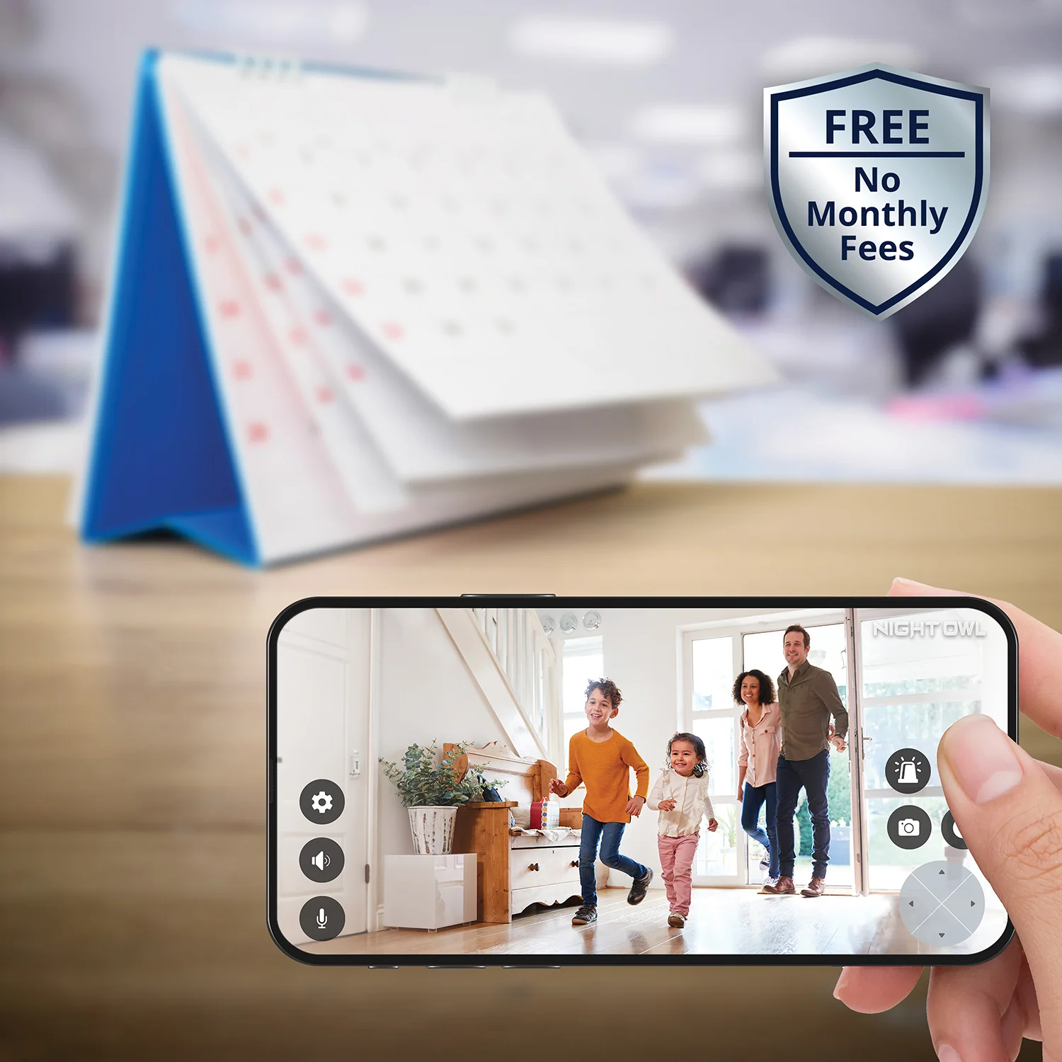 Expandable Wi-Fi Security Hub with 64GB microSD Card and 3 Plug-In Wireless 4K Deterrence Cameras - Image 7