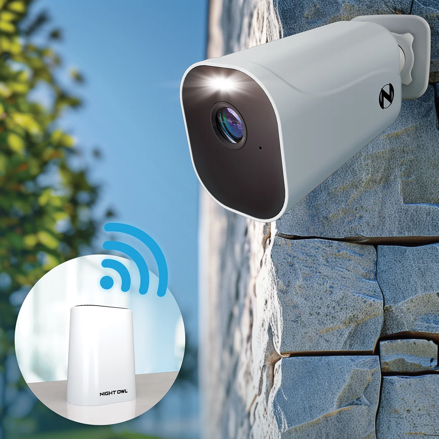 Expandable Wi-Fi Security Hub with 64GB microSD Card and 4 Wire Free 1080p Deterrence Cameras - Image 5