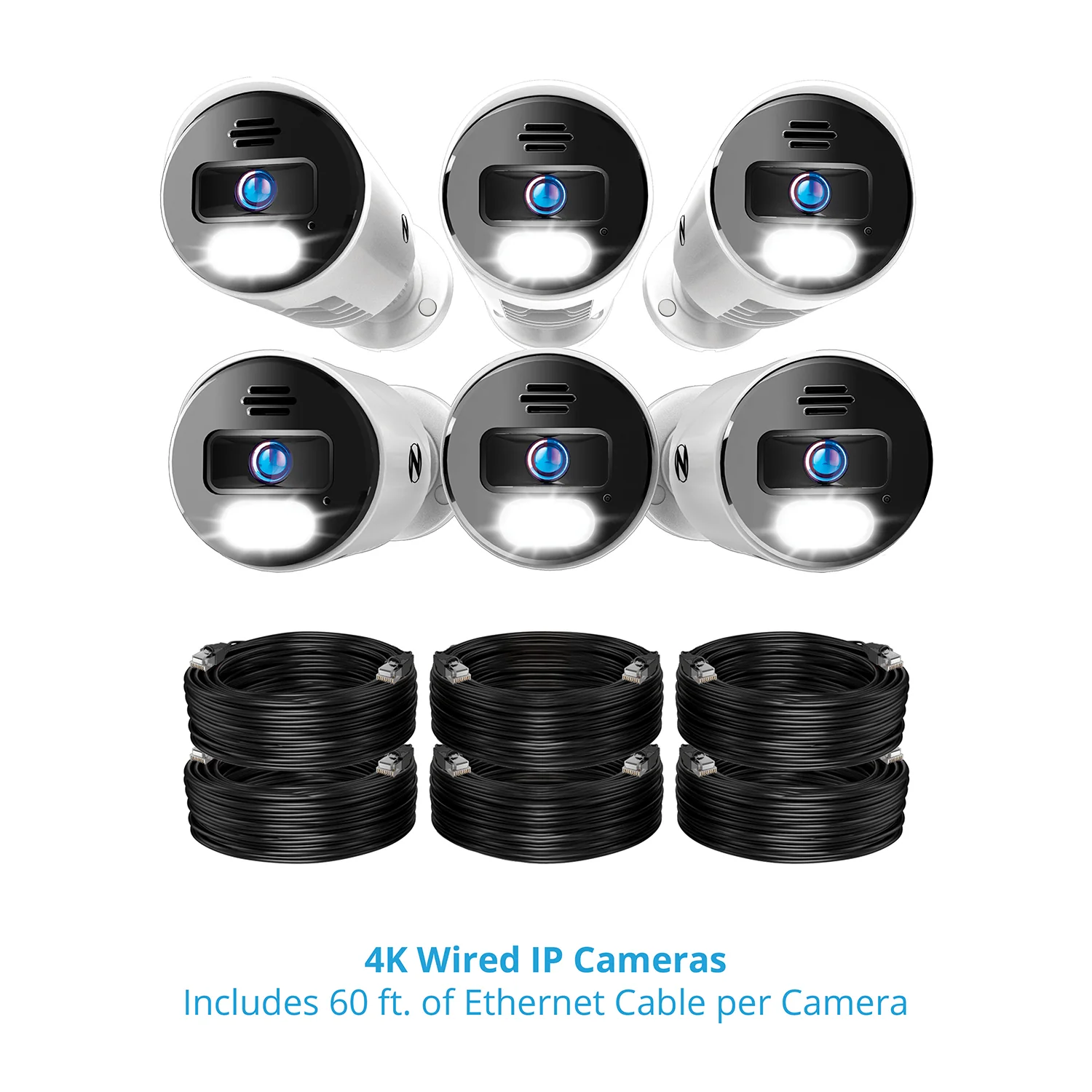 Power over Ethernet 12 Channel NVR Security System with 2TB Hard Drive and 6 Wired IP 4K Deterrence Cameras - Image 14