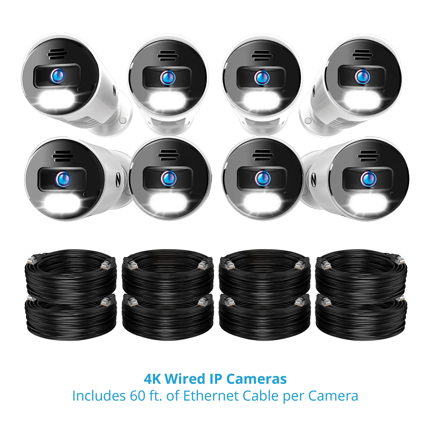 Power over Ethernet 12 Channel NVR Security System with 2TB Hard Drive and 8 Wired IP 4K Deterrence Cameras - Image 14
