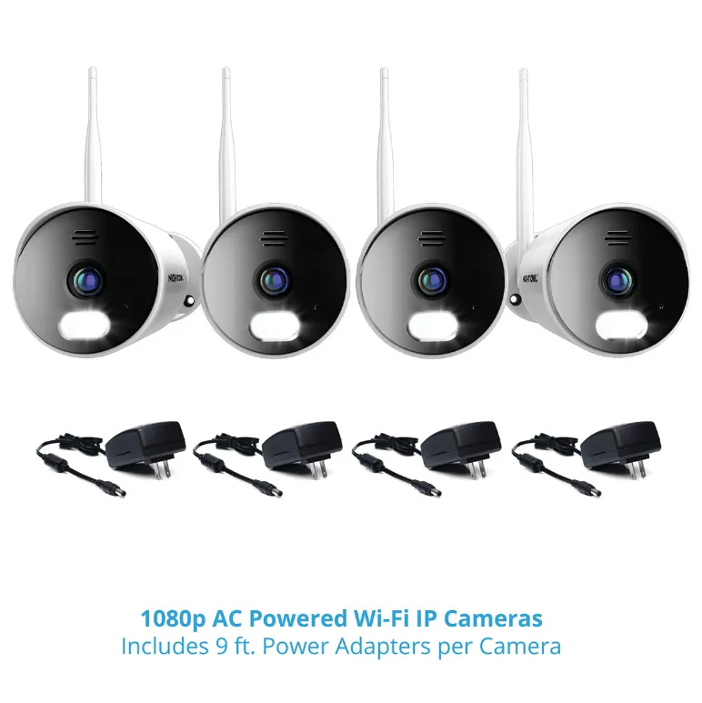 Refurbished 10 Channel 1080p Wi-Fi NVR with 1TB Hard Drive and 4 Wi-Fi IP 1080p HD Spotlight Cameras with 2-Way Audio - Image 9