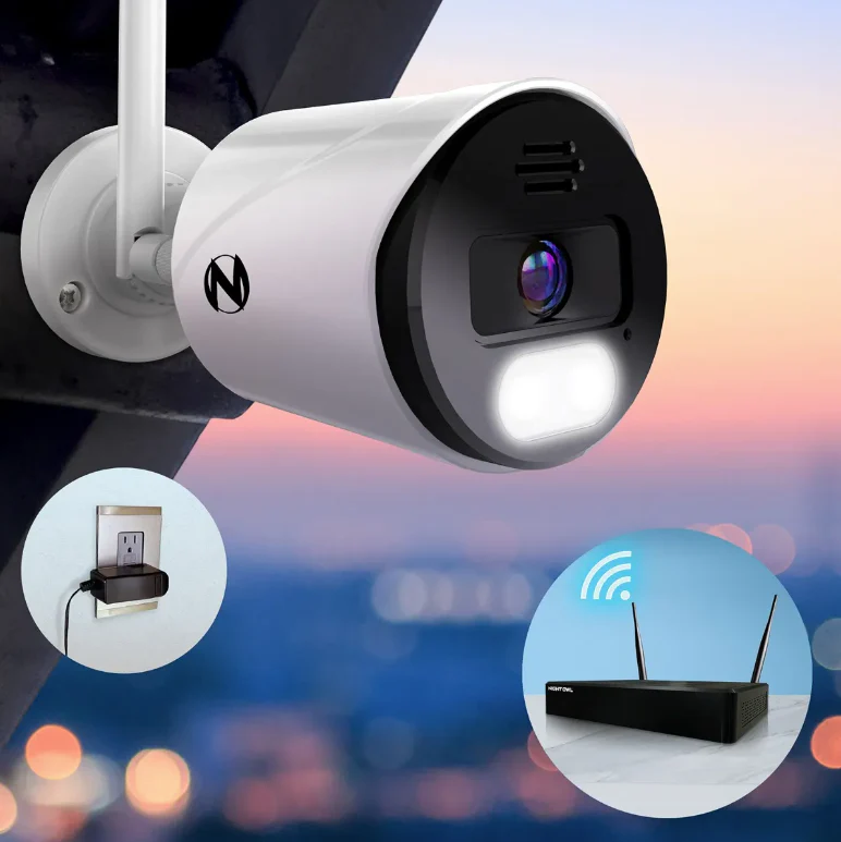 Refurbished 10 Channel 4K Bluetooth Wi-Fi NVR with 1TB Hard Drive and 4 Wi-Fi IP 4K Spotlight Cameras with 2-Way Audio and Audio Alerts and Sirens - Image 5