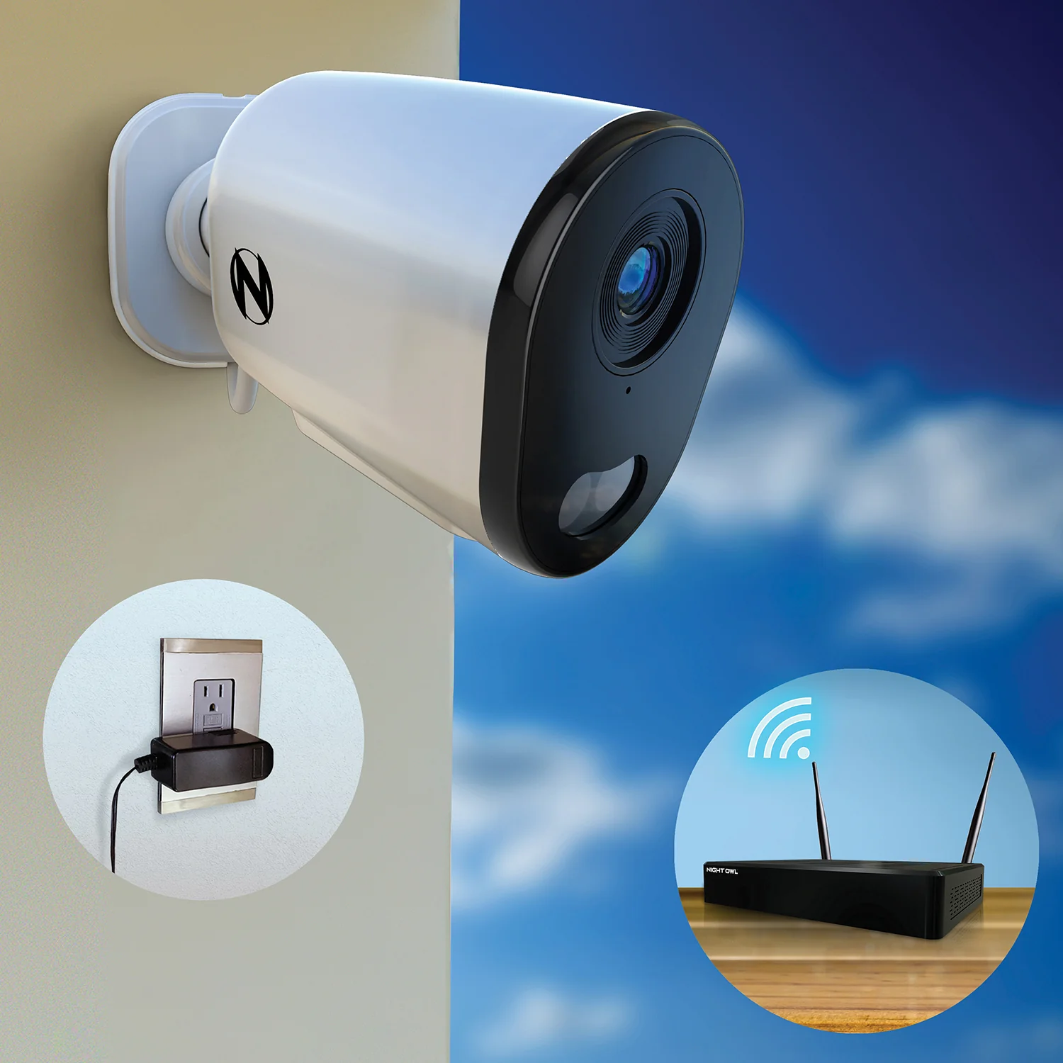 Refurbished 10 Channel 4K Wi-Fi NVR Security System with 1TB Hard Drive and 4 Wi-Fi IP 2K Deterrence Cameras with 2-Way Audio - Image 5