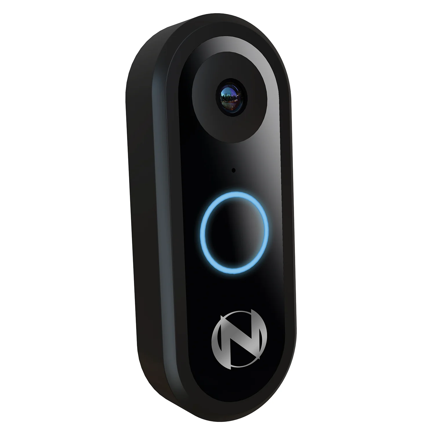 Refurbished 1080p Video Doorbell - Wired - Black
