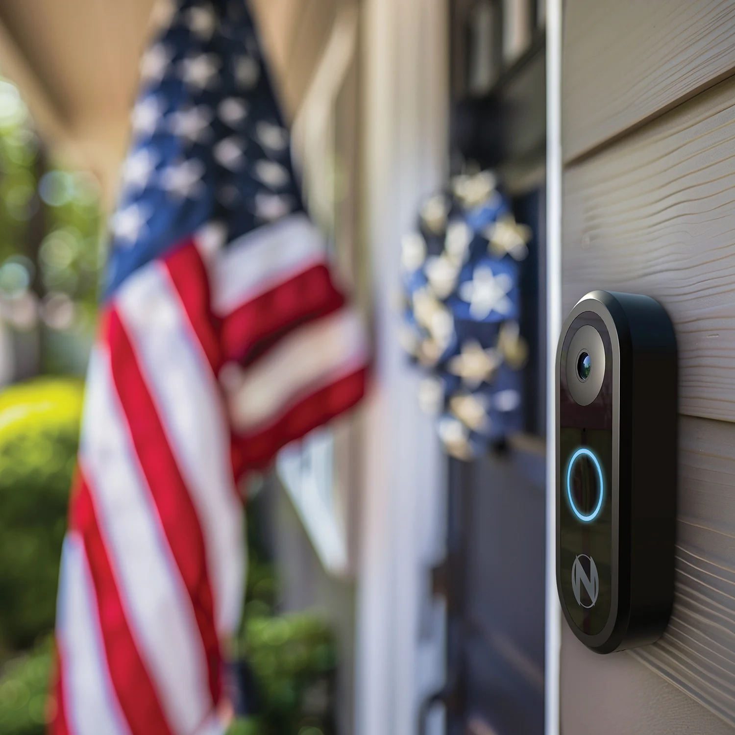 Refurbished 1080p Video Doorbell - Wired - Black - Image 3