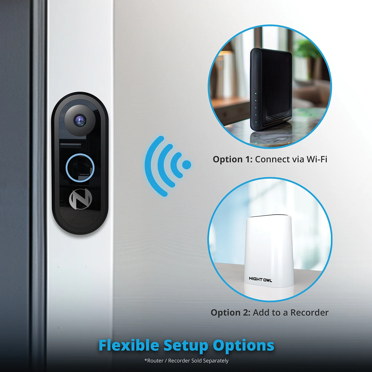 Refurbished 1080p Video Doorbell - Wired - Black - Image 5