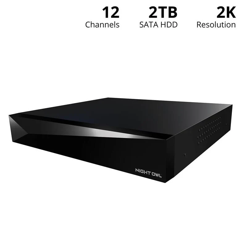 Refurbished 2-Way Audio 12 Channel 2K DVR with 2TB Hard Drive - Add up to 12 Total Devices - Image 2