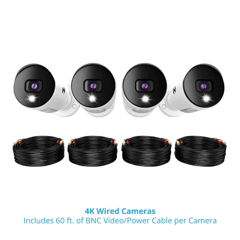 Refurbished 4 Channel 4K Bluetooth DVR with 1TB Hard Drive and 4 Wired 4K Spotlight Cameras - Image 10