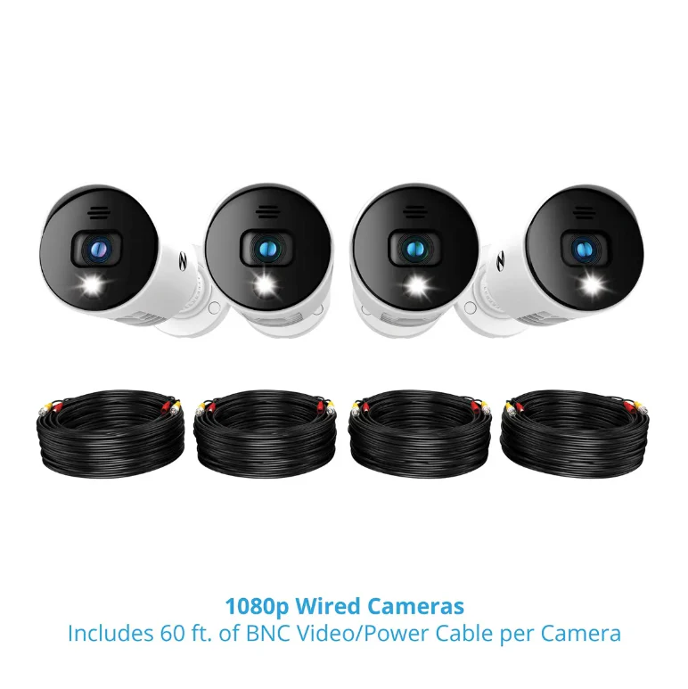 Refurbished 8 Channel 1080p Bluetooth DVR with 1TB Hard Drive and 4 Wired 1080p Spotlight Cameras with Audio Alerts and Sirens - Image 11