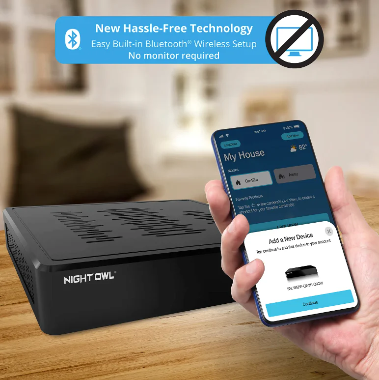 Refurbished 8 Channel 4K Bluetooth DVR with 1TB Hard Drive and 4 Wired 4K Spotlight Cameras with Audio Alerts and Sirens - Image 4