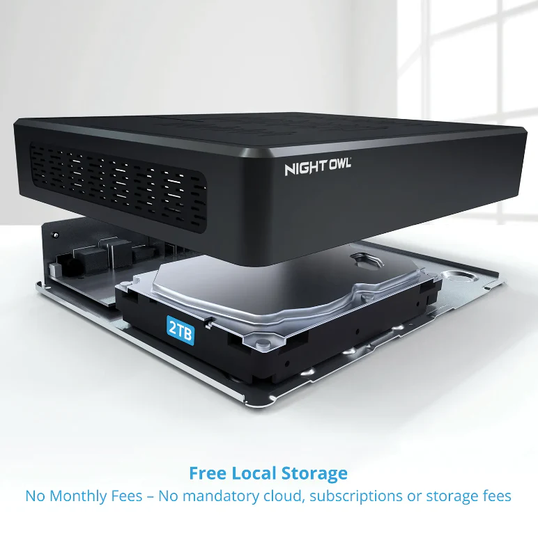 Refurbished 8 Channel 4K Bluetooth DVR with 2TB Hard Drive and 8 Wired 4K Spotlight Cameras with Audio Alerts and Sirens - Image 10
