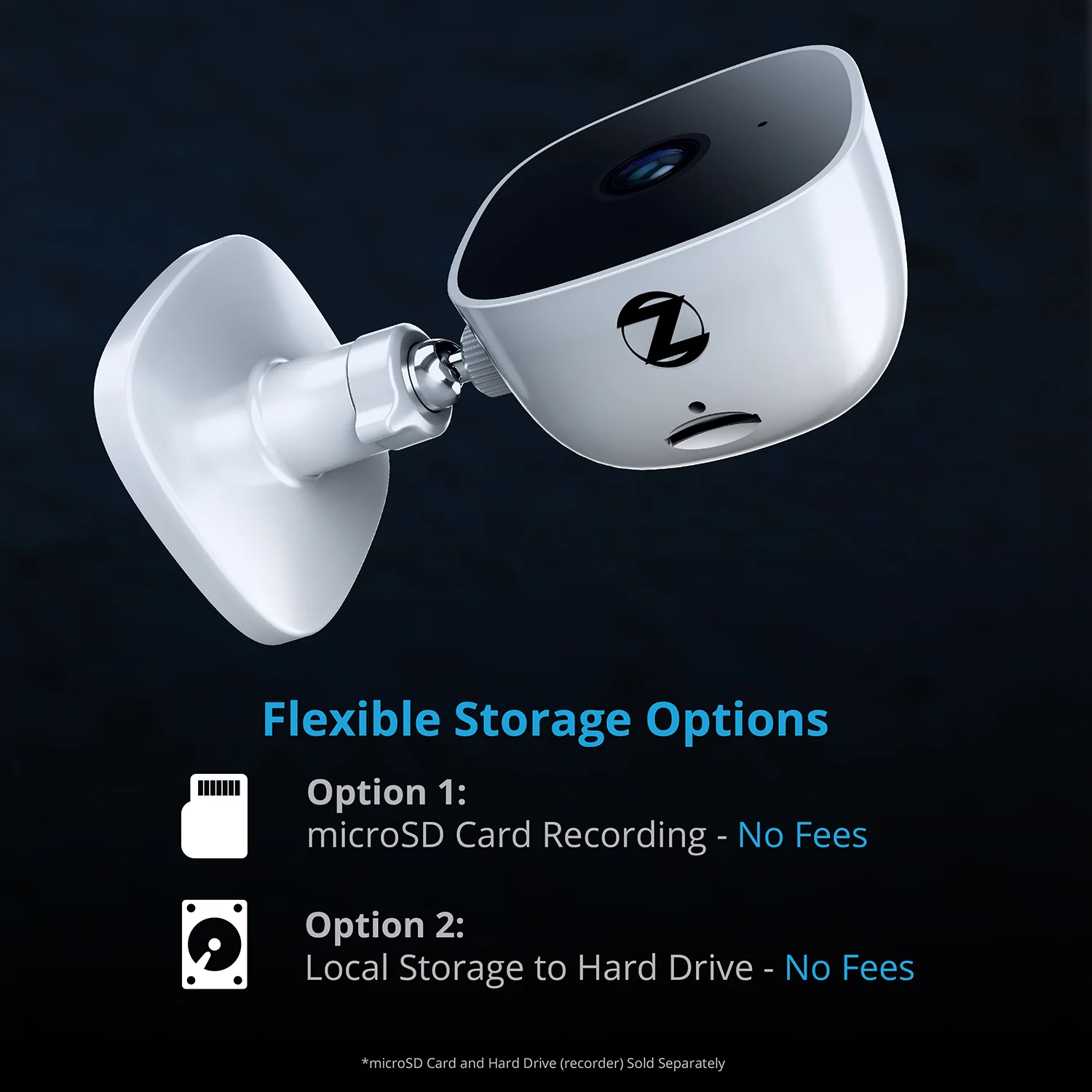 Indoor Wi-Fi IP Plug In 1080p Deterrence Camera with 2-Way Audio - White - Image 7