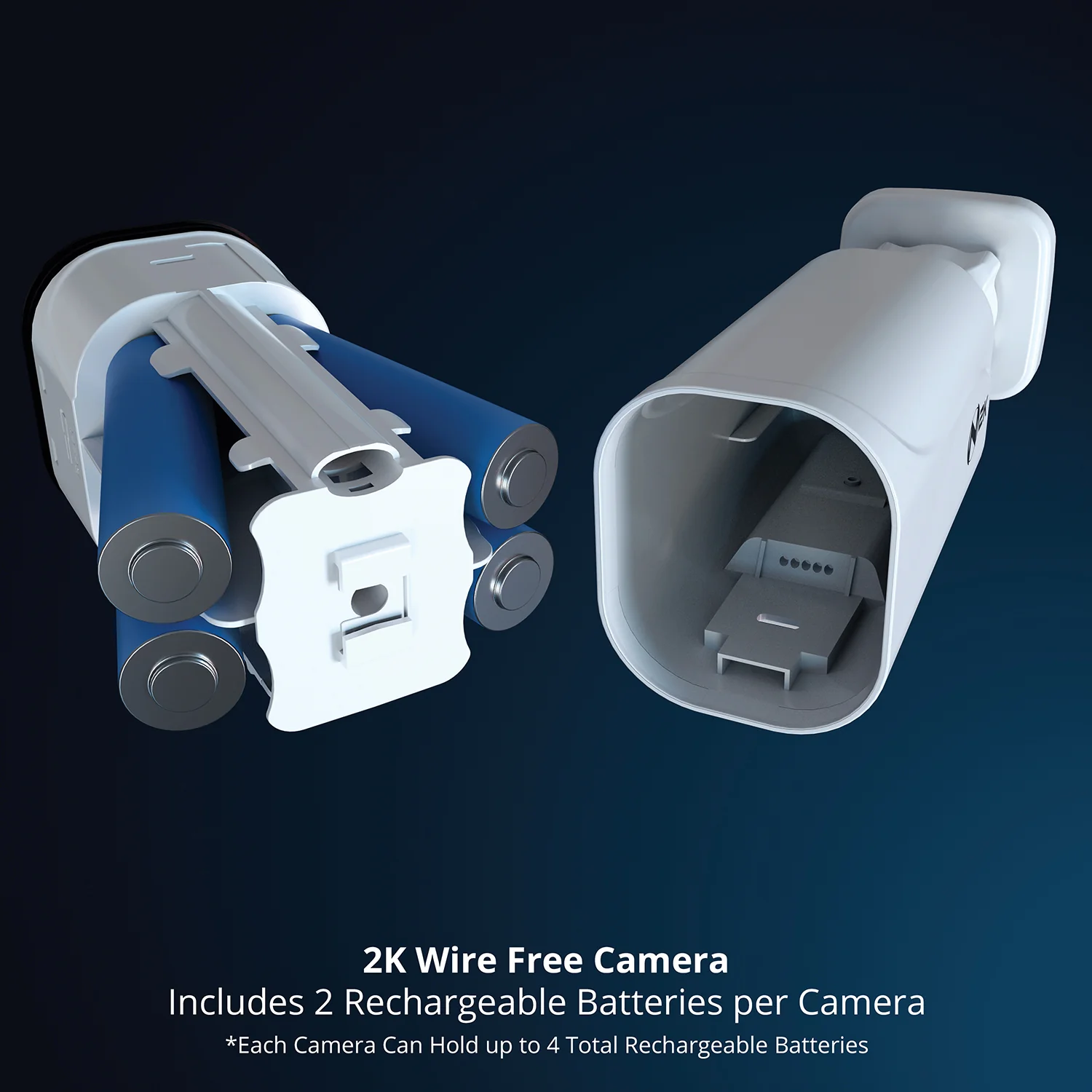 Refurbished Wire Free (Battery) 2K Spotlight Camera with 2-Way Audio and Audio Alerts and Siren - White - Image 12