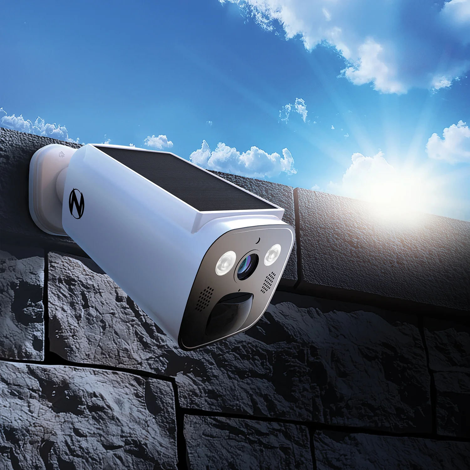 Expandable Wi-Fi Security Hub with 64GB microSD Card and 4 Wire Free Solar 2K Deterrence Cameras - Image 13