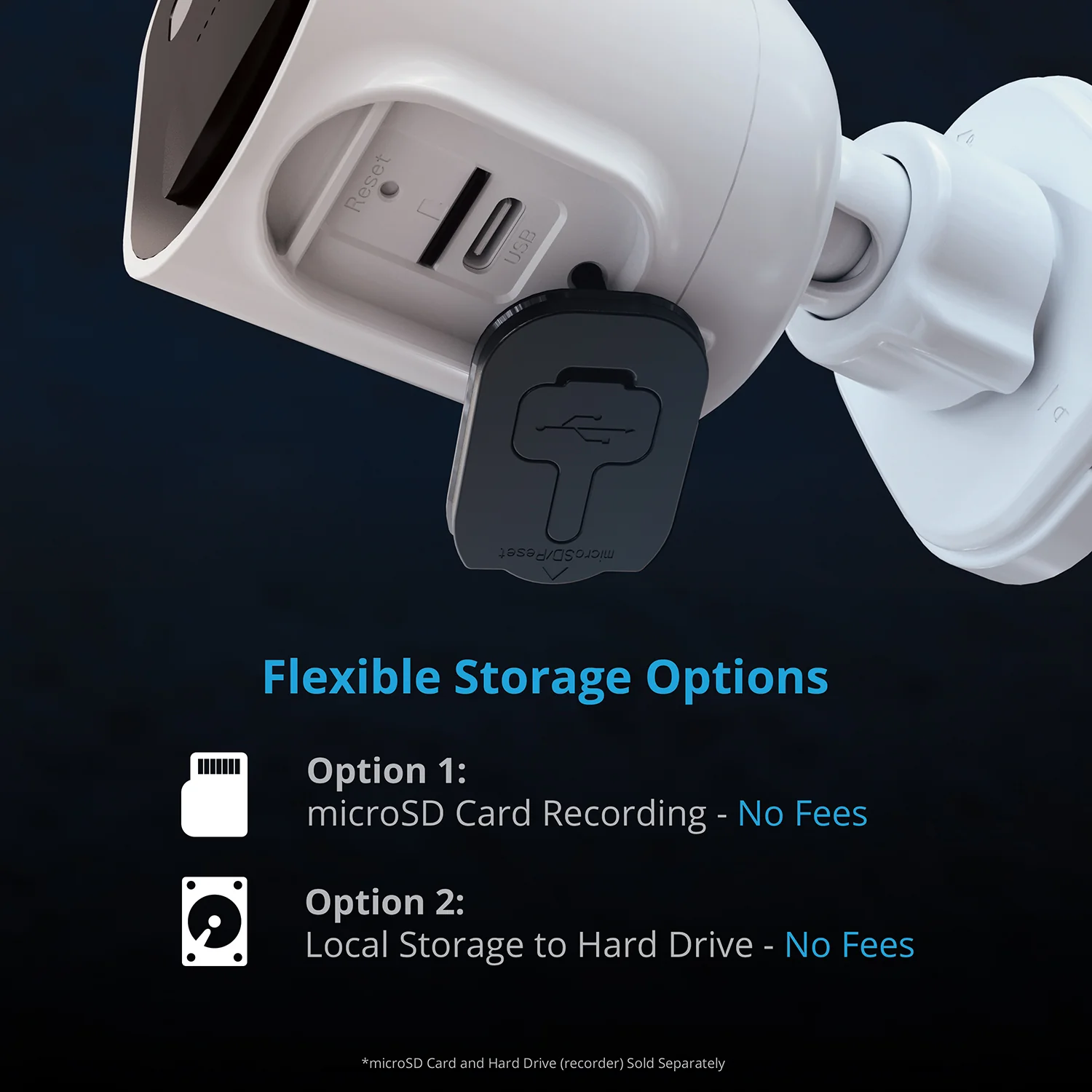 Wire Free 2K Spotlight Camera with 2-Way Audio - White - Image 7
